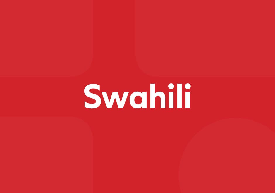 COVID-19 kwa Swahili